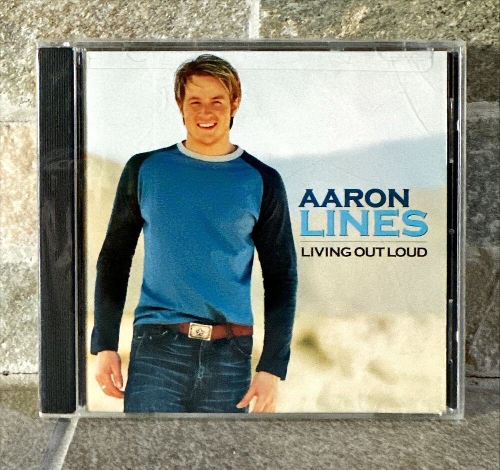 NEW SEALED Living Out Loud by Aaron Lines (CD, Jan-2002, RCA)